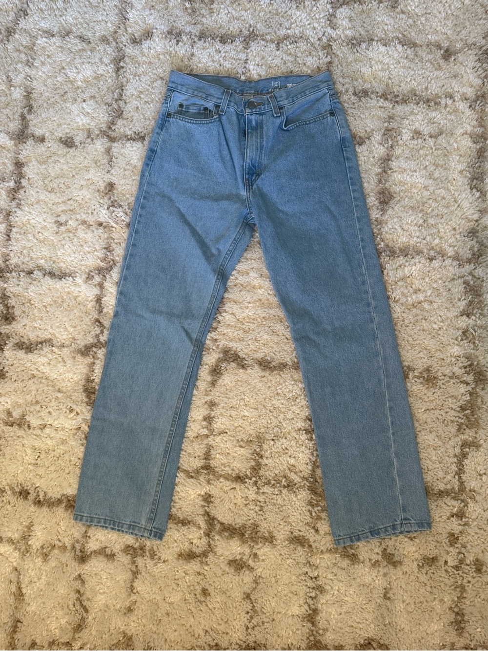 Classic Light Blue Denim Men’s Jeans